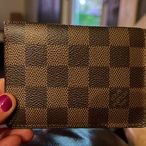 Damien Ebene bifold card wallet